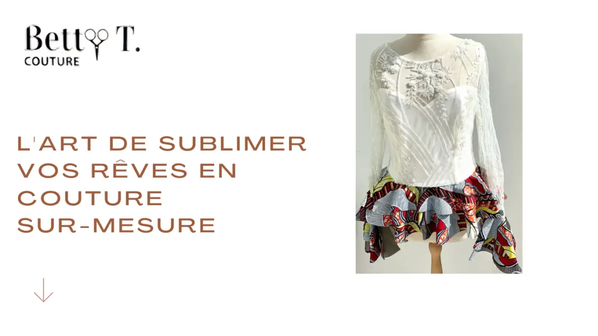 Website header of Betty T Couture.
